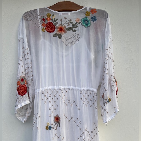 Johnny Was Fiero Embroidered Dress Size Small - Picture 13 of 17